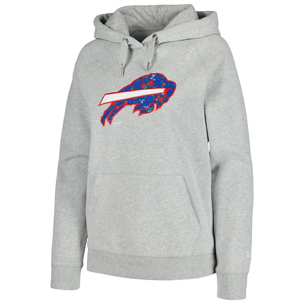 Buffalo Bills New Era Women's Floral Raglan Pullover Hoodie