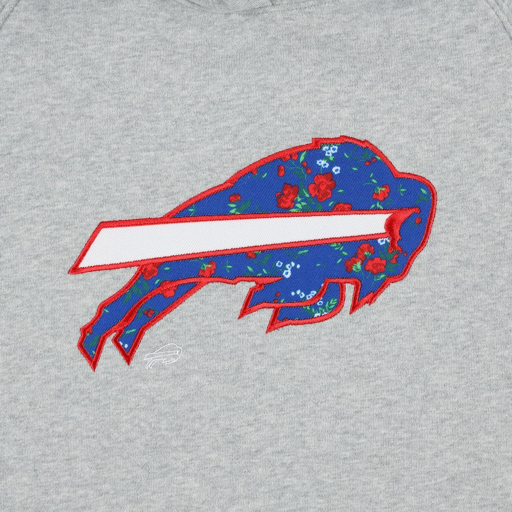 Buffalo Bills New Era Women's Floral Raglan Pullover Hoodie