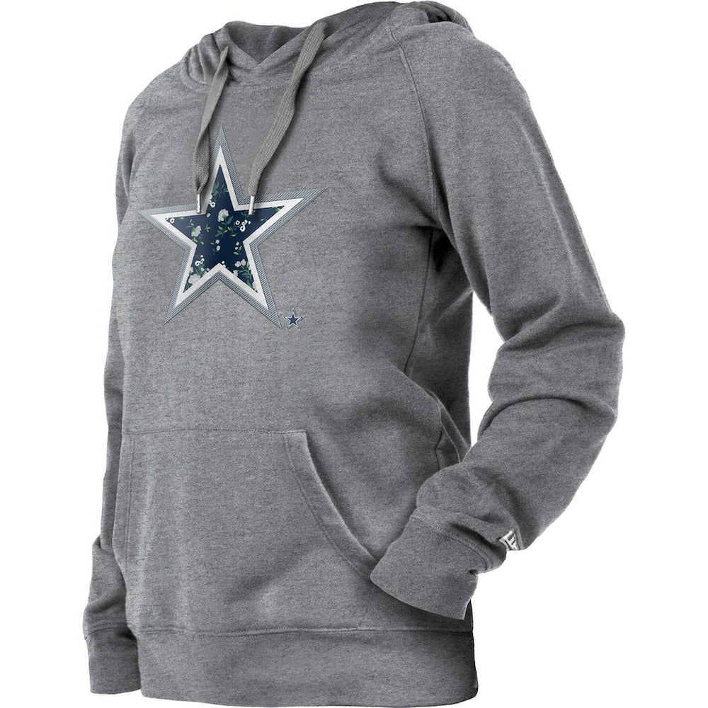 Dallas Cowboys New Era Women's Floral Raglan Pullover Hoodie