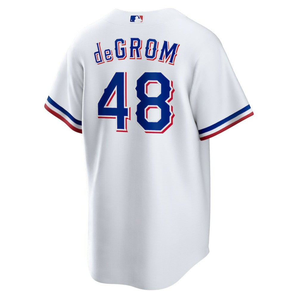 Jacob deGrom Texas Rangers Home Replica Player Jersey - White