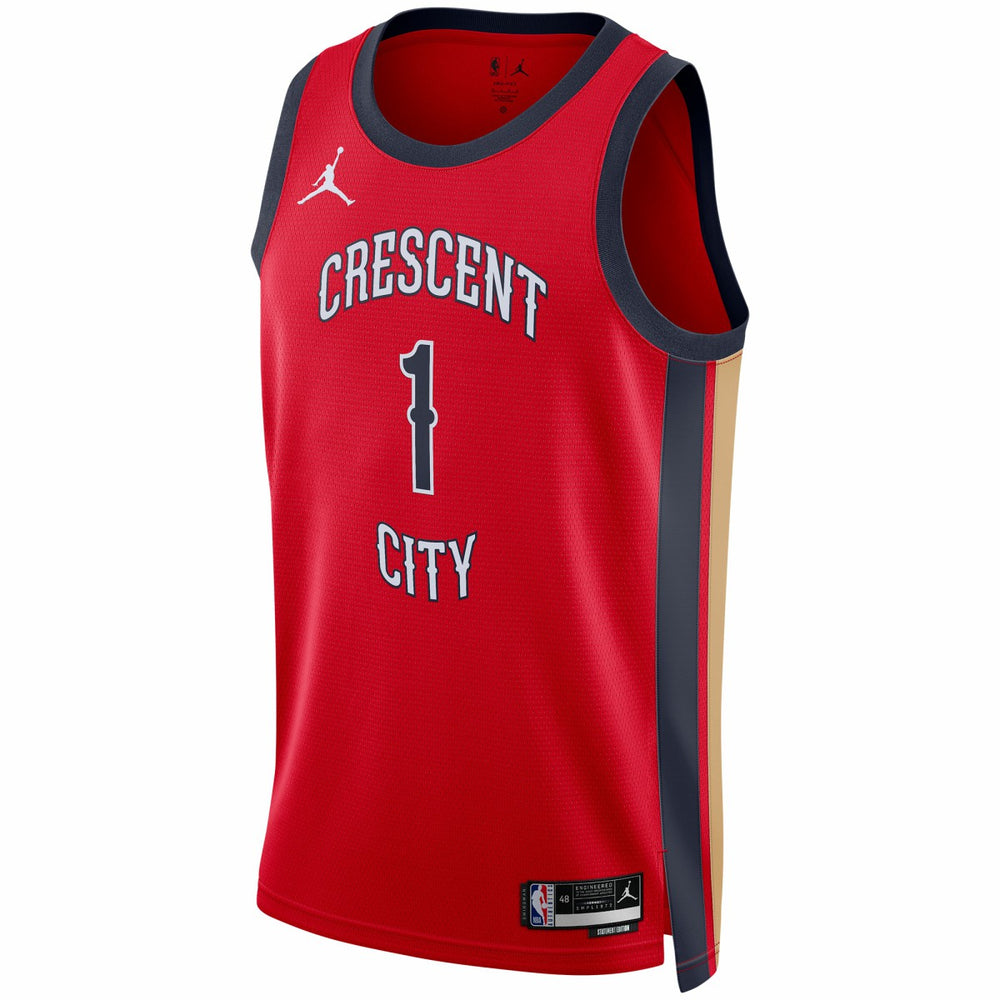 Zion Williamson New Orleans Pelicans Jordan Brand Unisex Swingman Jersey For Sale