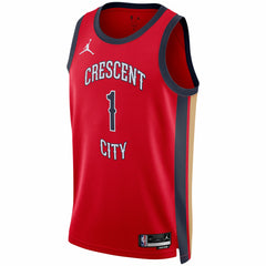 Zion Williamson New Orleans Pelicans Jordan Brand Unisex Swingman Jersey For Sale