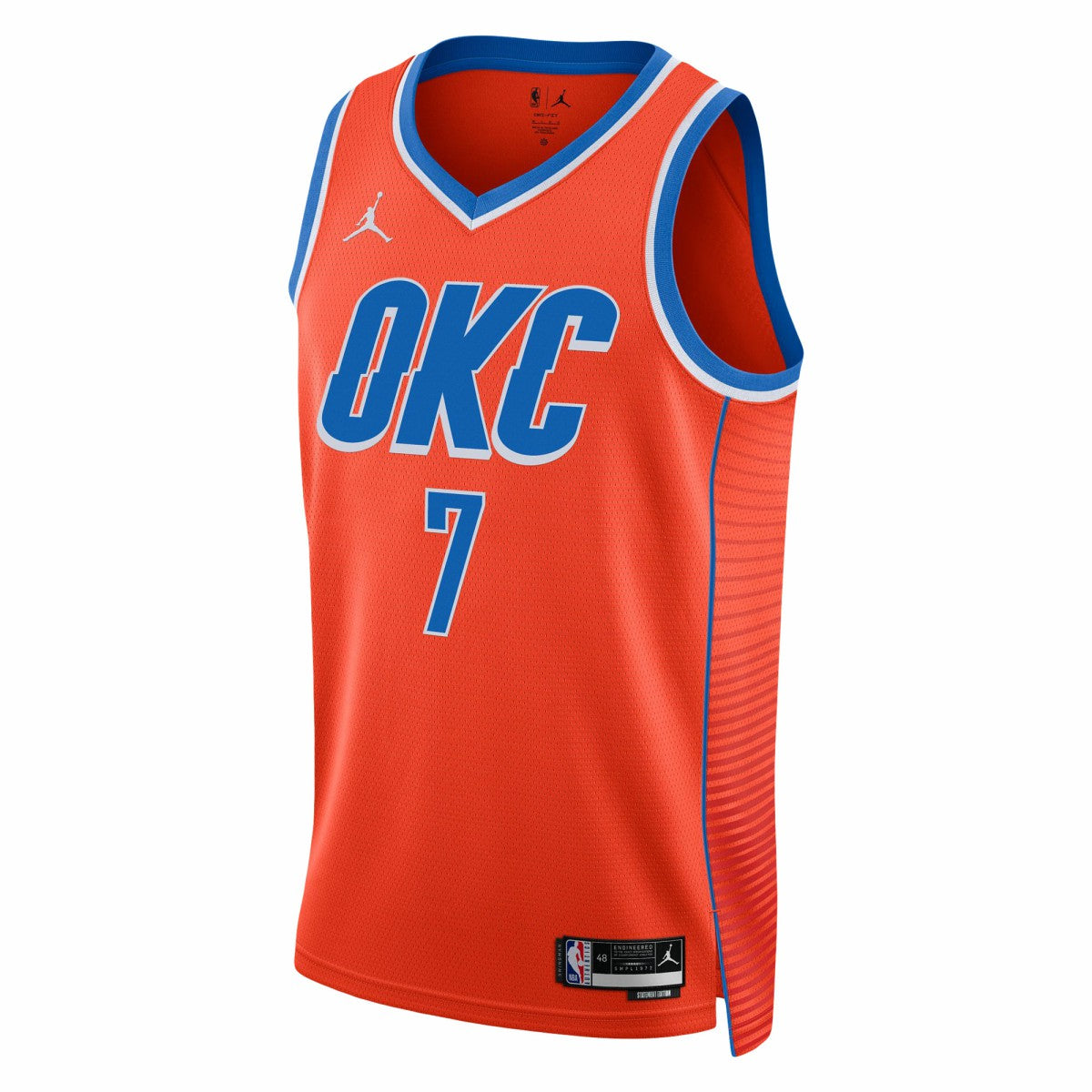 Chet Holmgren Oklahoma City Thunder Jordan Brand Unisex Swingman Jersey Outlet