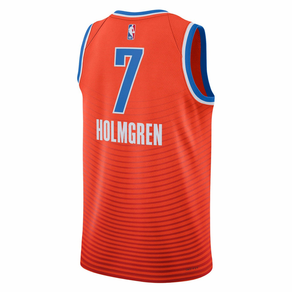 Chet Holmgren Oklahoma City Thunder Jordan Brand Unisex Swingman Jersey Outlet