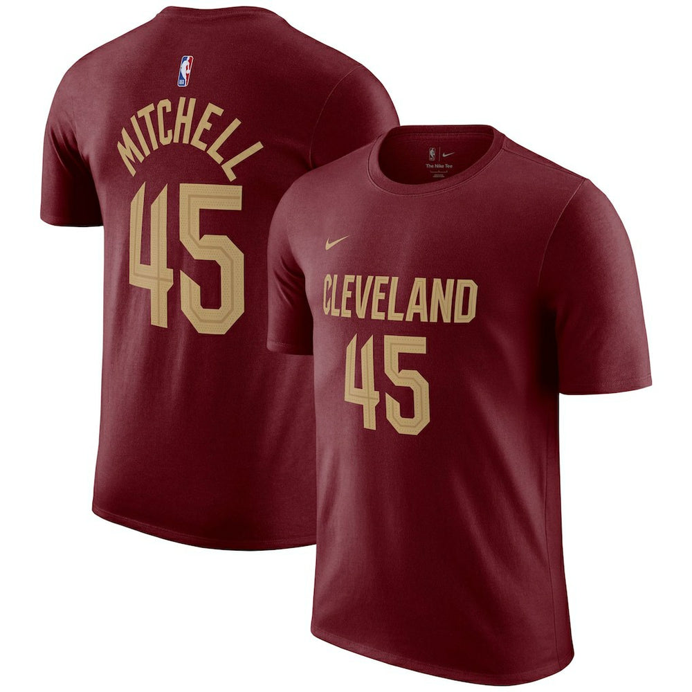Donovan Mitchell Cleveland Cavaliers Icon 2022/23 Name & Number T-Shirt sale For Sale