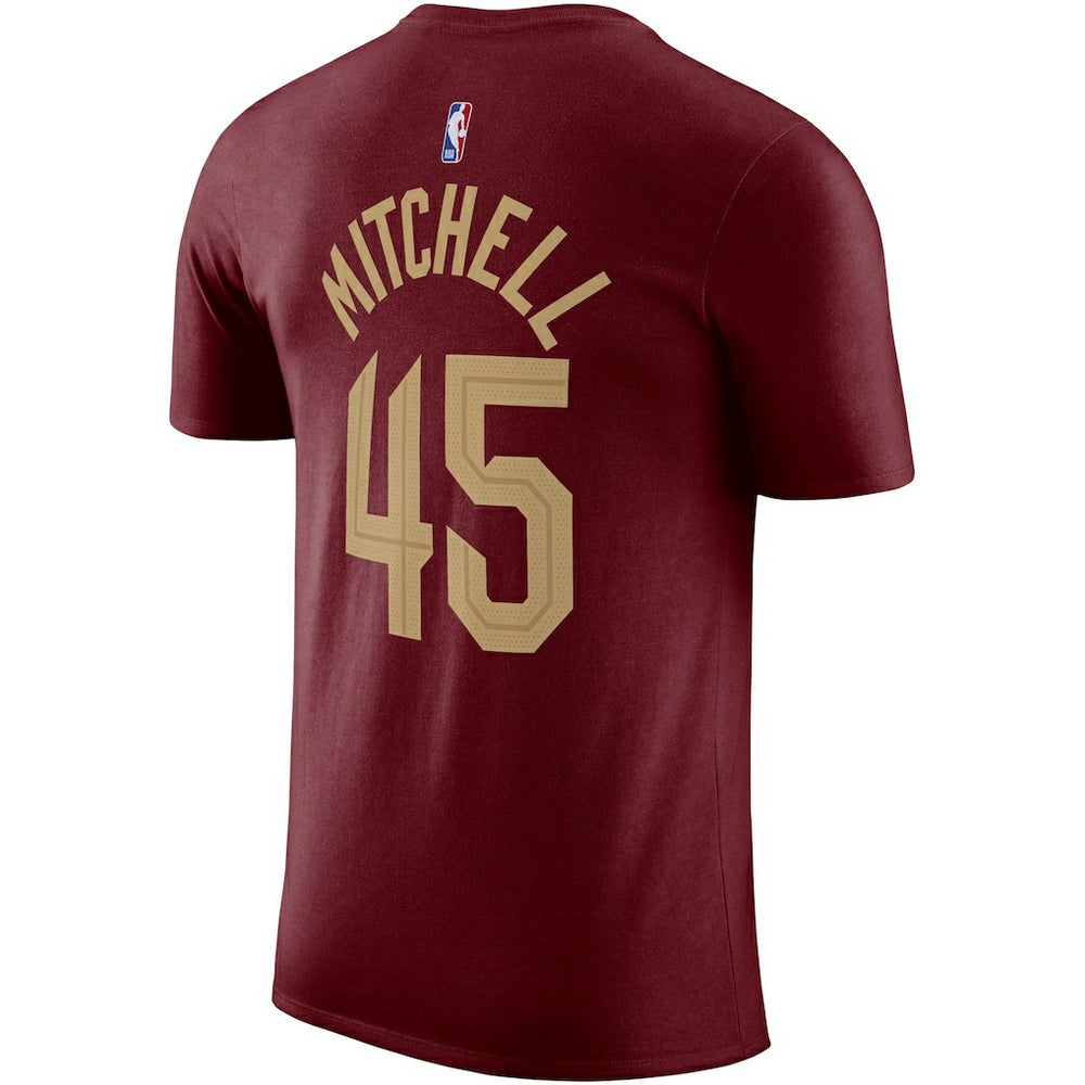 Donovan Mitchell Cleveland Cavaliers Icon 2022/23 Name & Number T-Shirt sale For Sale