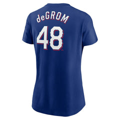 Jacob deGrom Texas Rangers Nike Women's 2023 Name & Number T-Shirt | MLB US