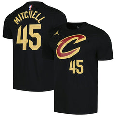 Donovan Mitchell Cleveland Cavaliers Jordan Brand 2022/23 Statement Edition Name & Number T-Shirt sale On Sale