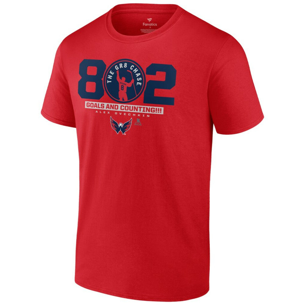Alexander Ovechkin Washington Capitals Fanatics The Gr8 Chase T-Shirt Outlet