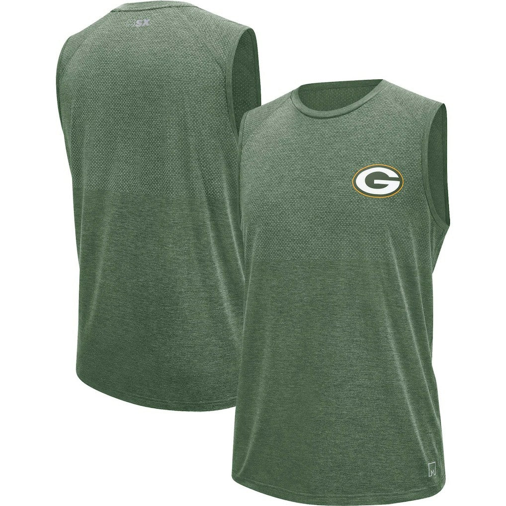 Green Bay Packers  MSX by Michael Strahan Warm Up Sleeveless T-Shirt