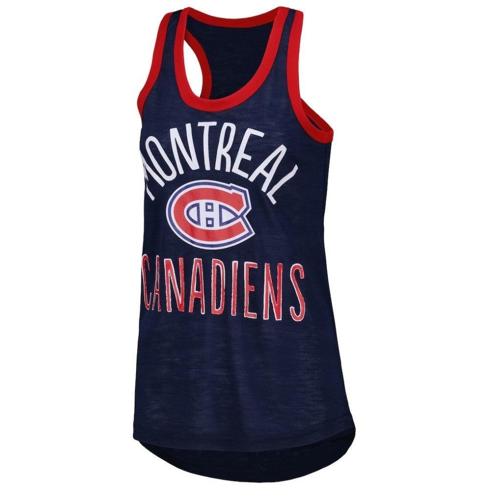 Montreal Canadiens G-III 4Her by Carl Banks Women's First Base Racerback Scoop Neck Tank Top For Sale