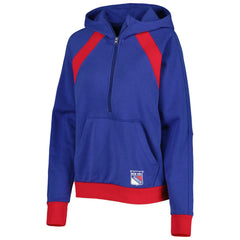 New York Rangers Starter Women's Wishbone Half-Zip Hoodie For Sale