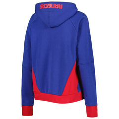 New York Rangers Starter Women's Wishbone Half-Zip Hoodie For Sale