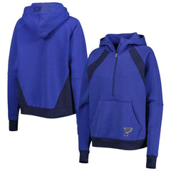 St. Louis Blues Starter Women's Wishbone Half-Zip Hoodie Discount