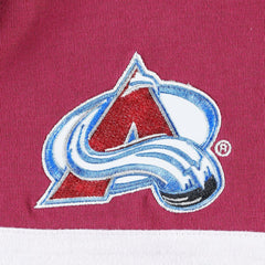 Colorado Avalanche Tommy Hilfiger Walter Lace-Up Long Sleeve Top For Sale