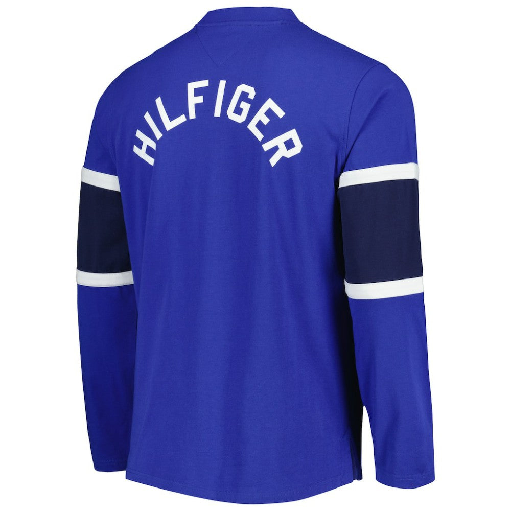 St. Louis Blues Tommy Hilfiger Walter Lace-Up Long Sleeve Top Online