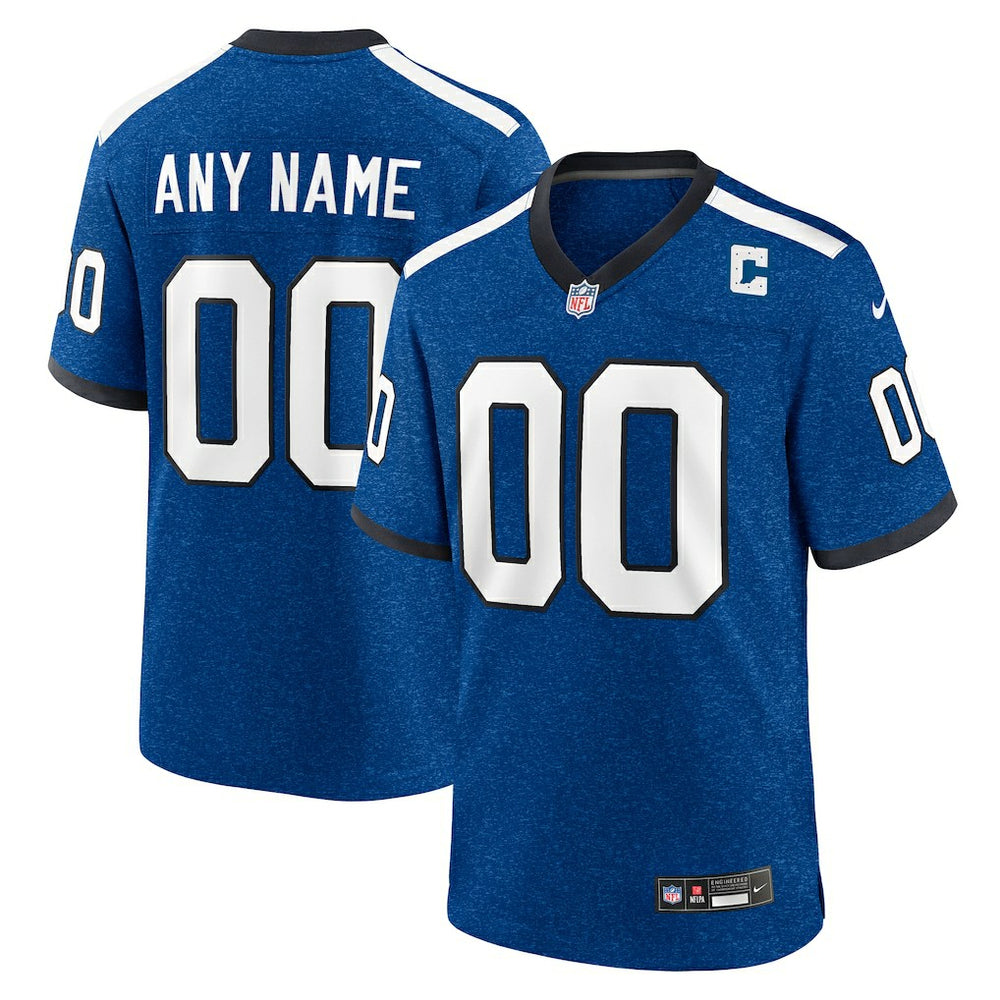 Indianapolis Colts Nike Indiana Nights  Alternate Custom Game Jersey