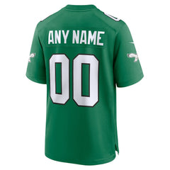 Philadelphia Eagles Nike Alternate Custom Game Jersey