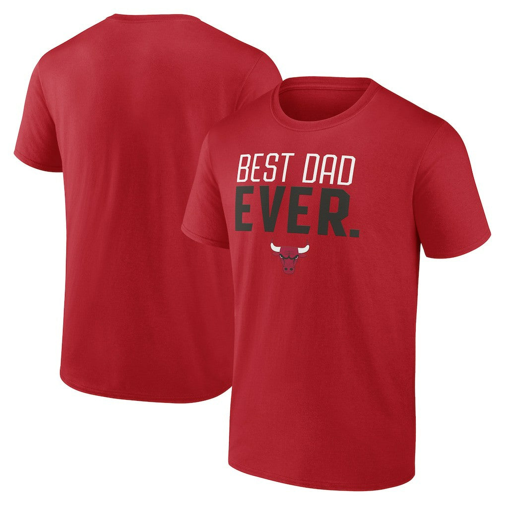 Chicago Bulls Best Dad Ever Logo T-Shirt sale New