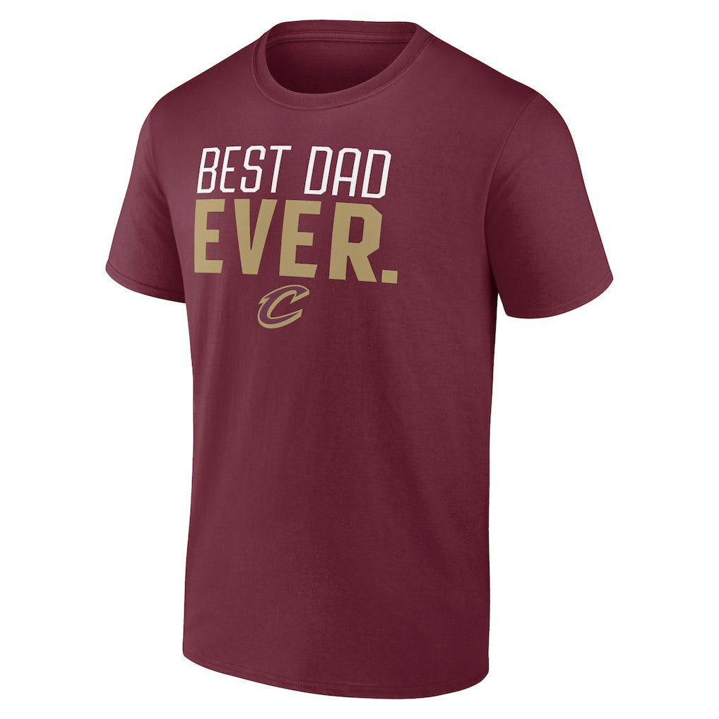 Cleveland Cavaliers Best Dad Ever Logo T-Shirt sale Outlet