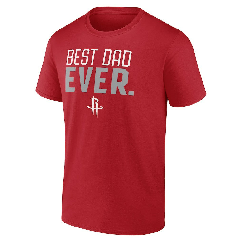 Houston Rockets Best Dad Ever Logo T-Shirt Outlet
