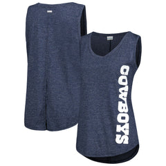 Dallas Cowboys Columbia Women's Cades Cape Omni-Wick Tri-Blend Tank Top