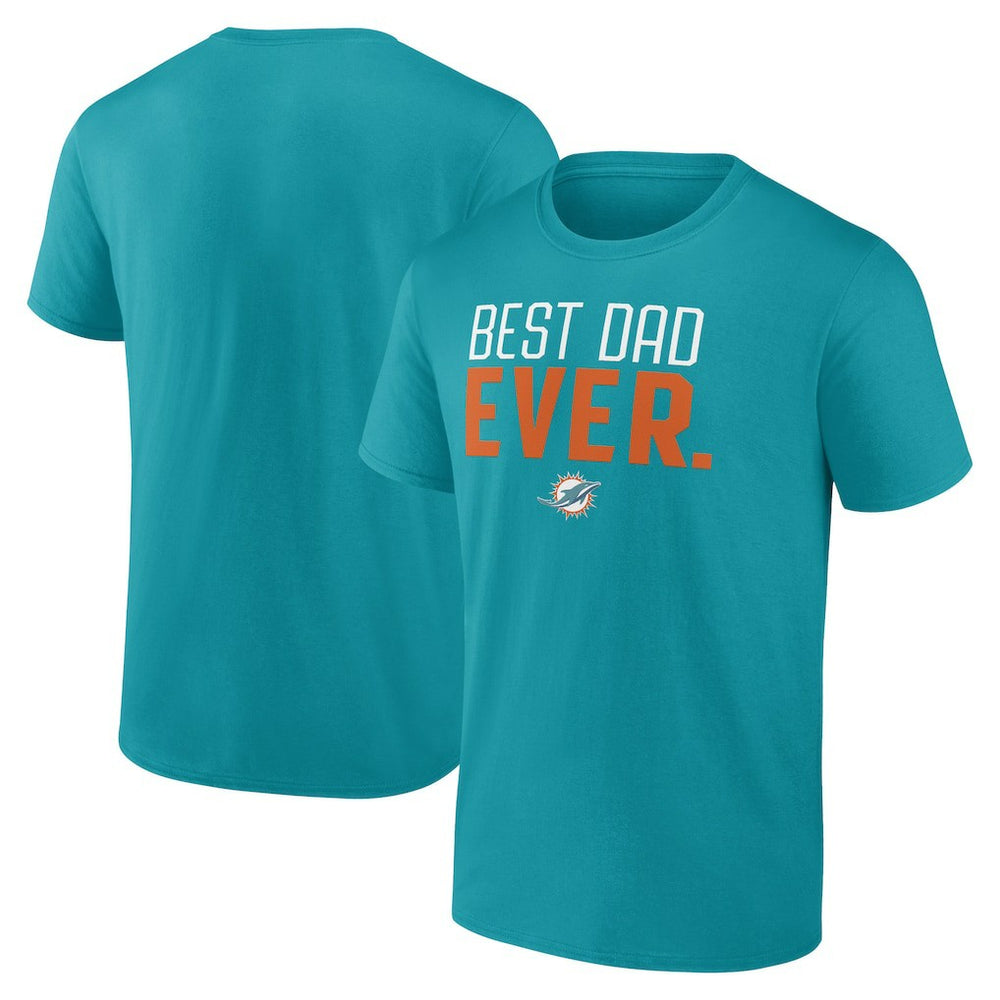 Miami Dolphins  Best Dad Ever Team T-Shirt