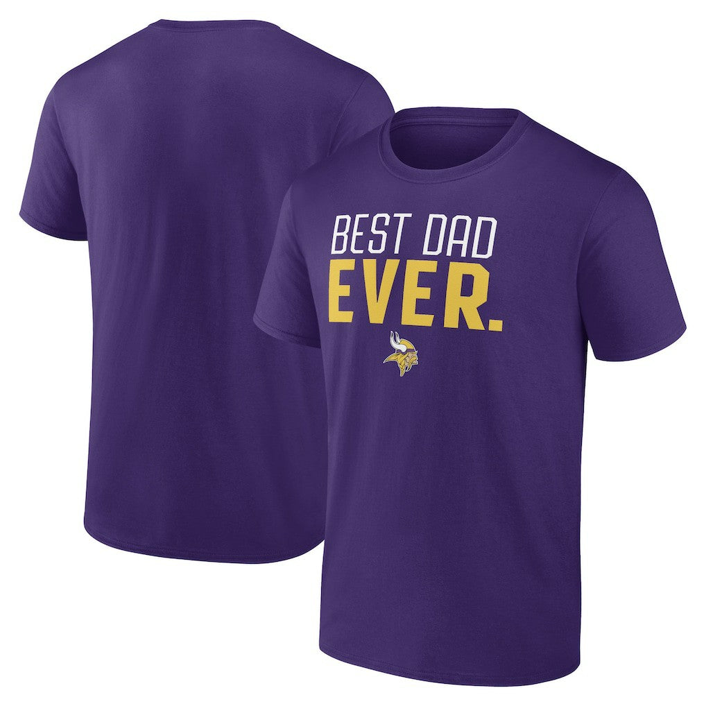 Minnesota Vikings  Best Dad Ever Team T-Shirt