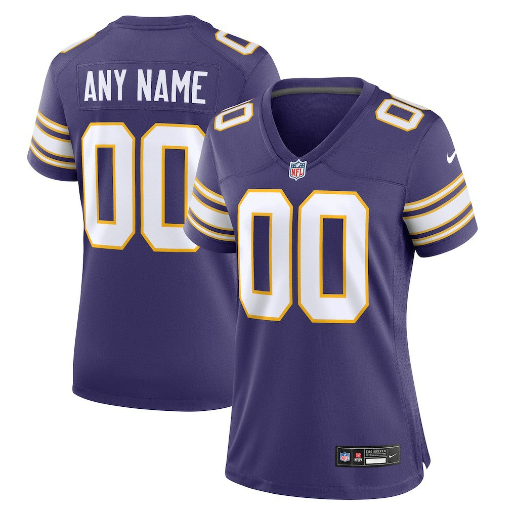 Minnesota Vikings Nike Women's Classic Custom Game Jersey