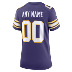 Minnesota Vikings Nike Women's Classic Custom Game Jersey