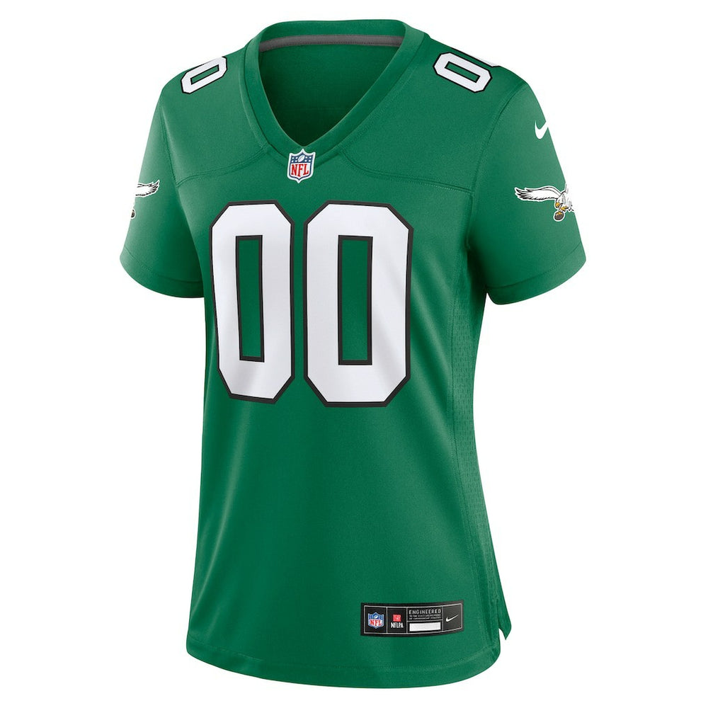 Philadelphia Eagles Nike Women's Alternate Custom Game Jersey