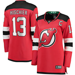 Nico Hischier New Jersey Devils Fanatics Women's Captain Patch Home Breakaway Jersey Online