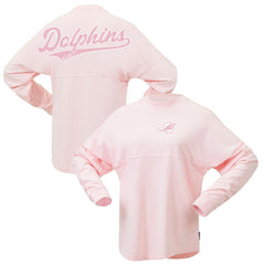 Miami Dolphins Fanatics Women's Millennial Spirit Jersey T-Shirt