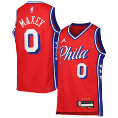 Tyrese Maxey Philadelphia 76ers Jordan Brand Youth Swingman Jersey For Sale