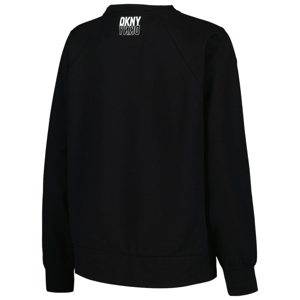Brooklyn Nets DKNY Sport Women's Regina Raglan Pullover Sweatshirt New