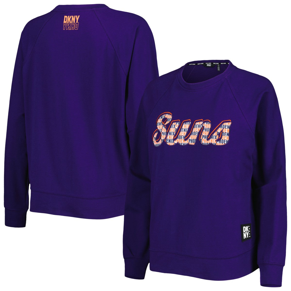 Phoenix Suns DKNY Sport Women's Regina Raglan Pullover Sweatshirt New