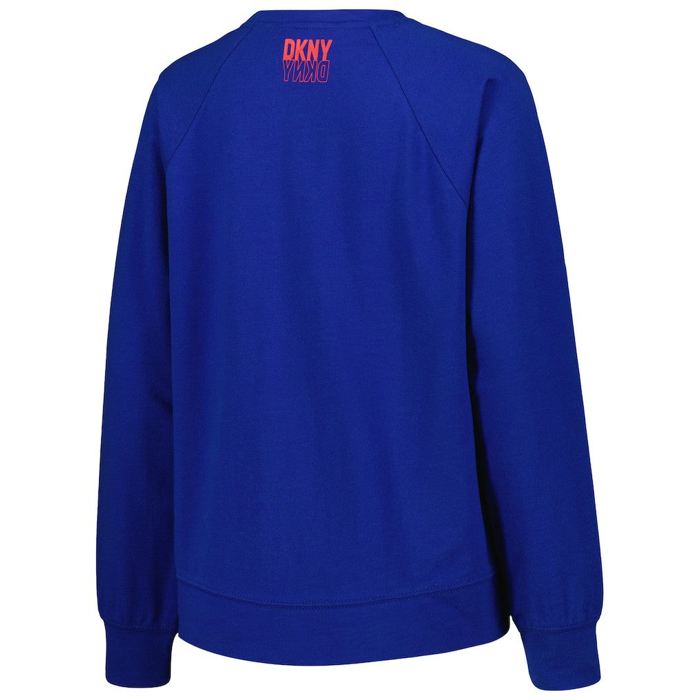 Philadelphia 76ers DKNY Sport Women's Regina Raglan Pullover Sweatshirt For Sale