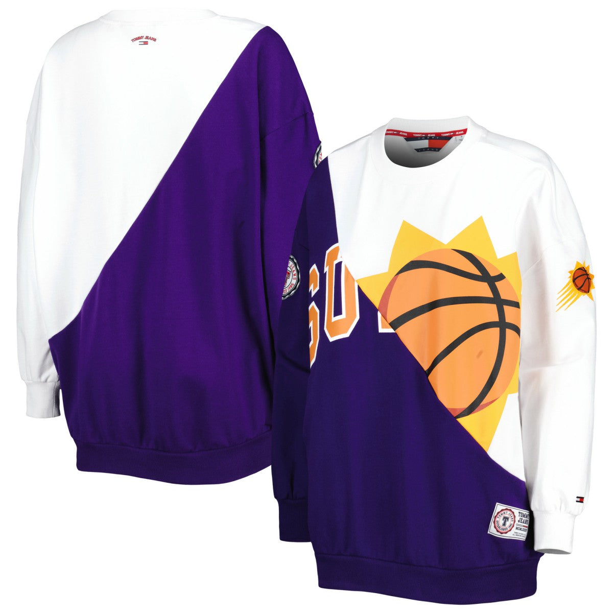 Phoenix Suns Tommy Jeans Women's Ariel Pullover Sweatshirt For Sale