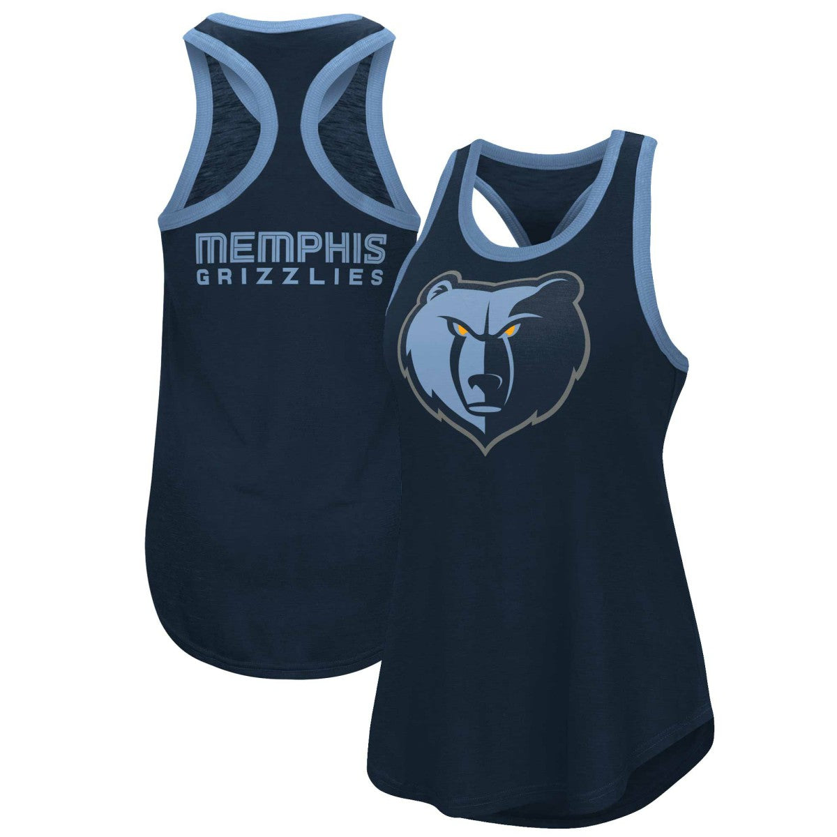 Memphis Grizzlies G-III 4Her by Carl Banks Women's Showdown Scoop-Neck Racerback Tank Top On Sale