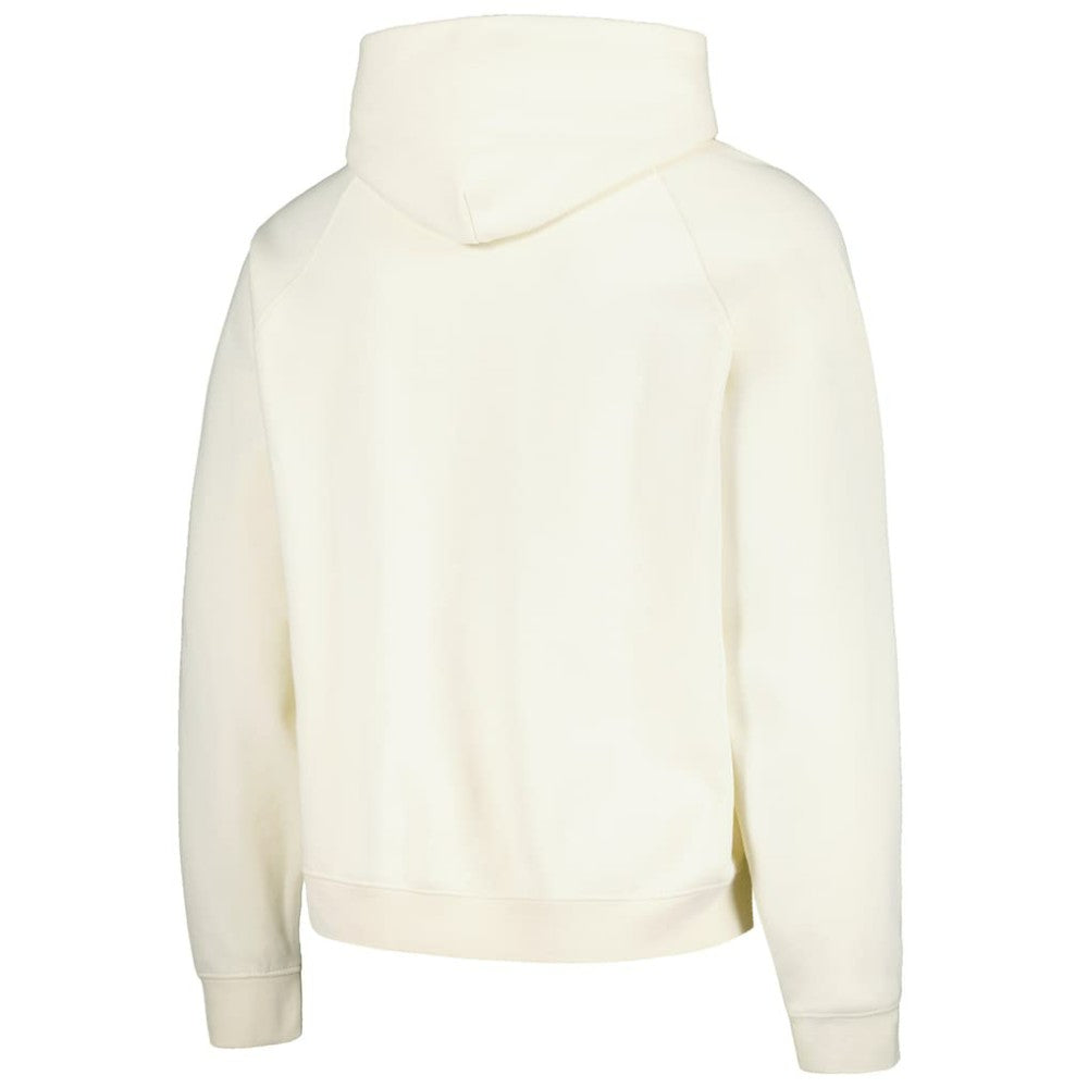 Manchester City Team Stripe Oversized Pullover Hoodie Cream