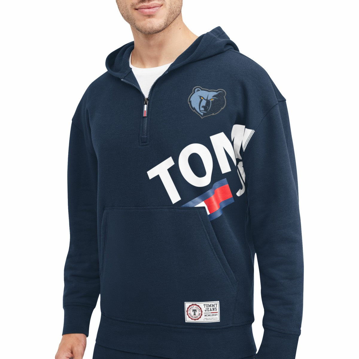 Memphis Grizzlies Tommy Jeans Bernard Half-Zip Hoodie Online