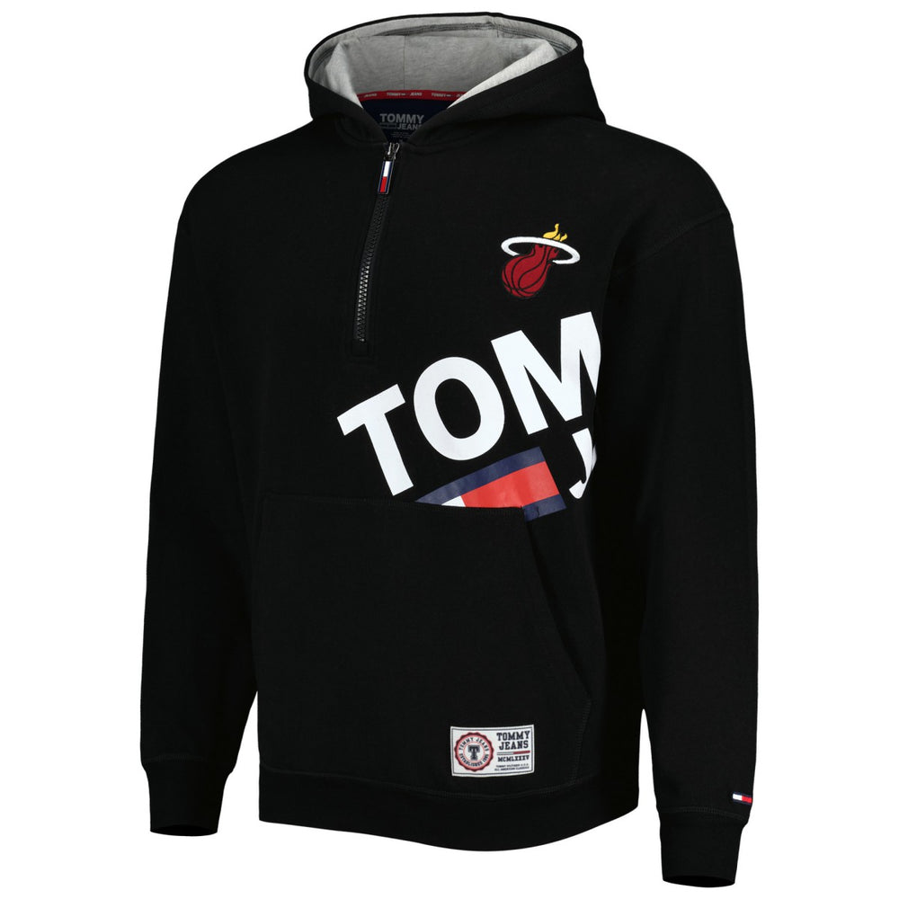 Miami Heat Tommy Jeans Bernard Half-Zip Hoodie Discount