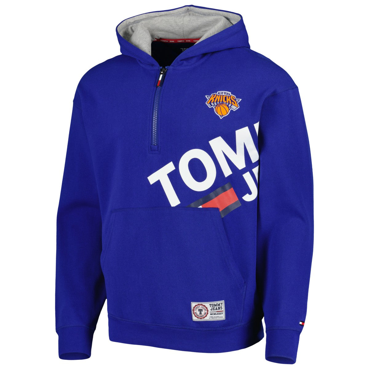 New York Knicks Tommy Jeans Bernard Half-Zip Hoodie Discount
