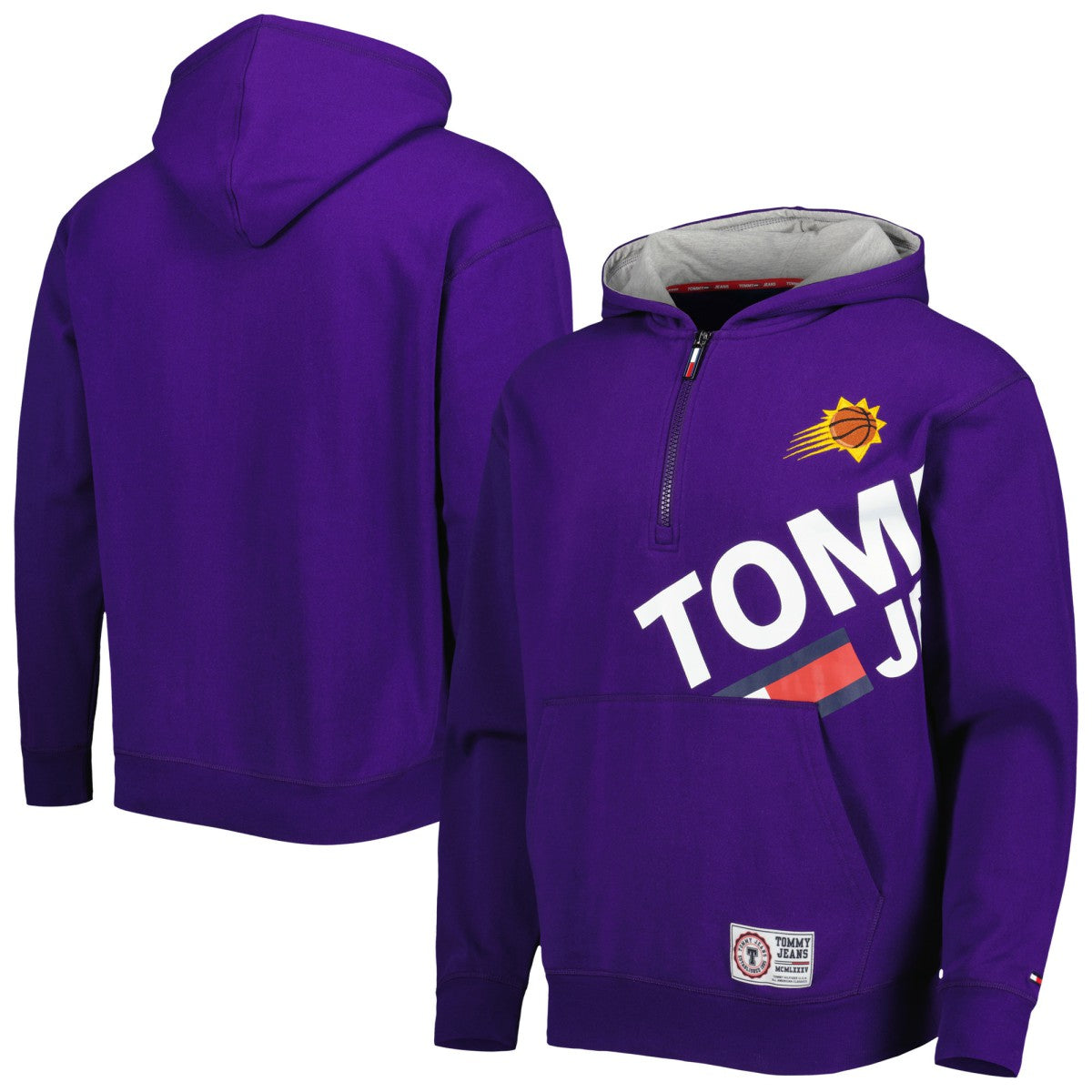 Phoenix Suns Tommy Jeans Bernard Half-Zip Hoodie Discount