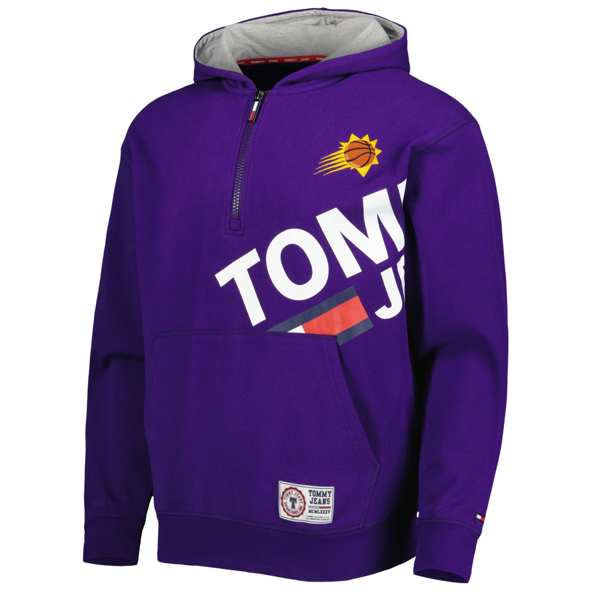 Phoenix Suns Tommy Jeans Bernard Half-Zip Hoodie Discount