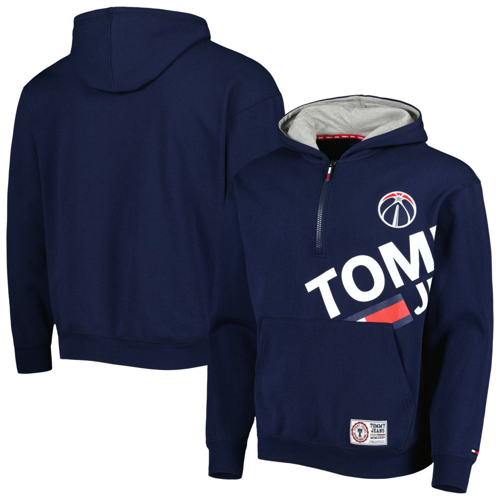 Washington Wizards Tommy Jeans Bernard Half-Zip Hoodie For Sale