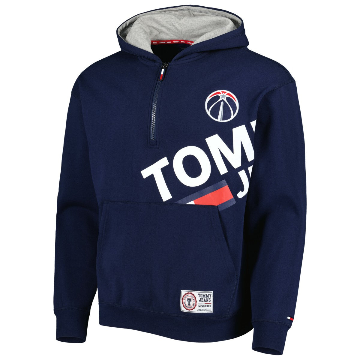 Washington Wizards Tommy Jeans Bernard Half-Zip Hoodie For Sale