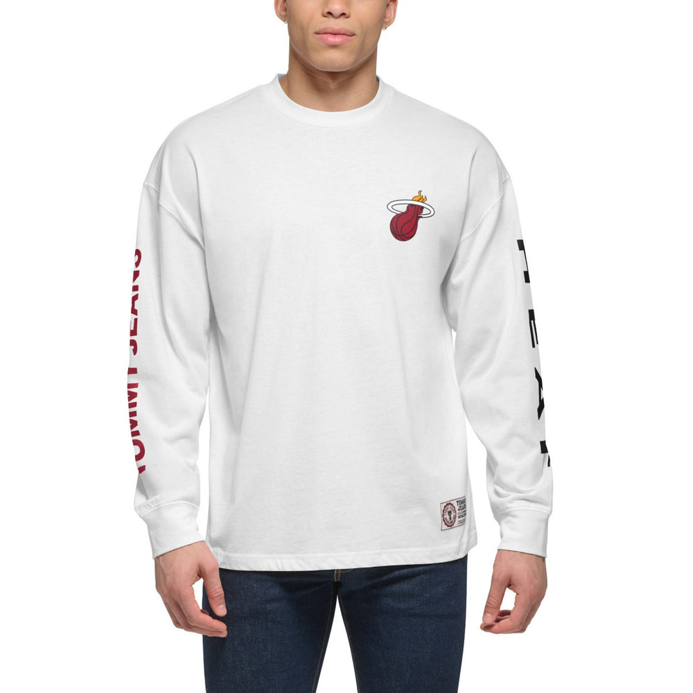 Miami Heat Tommy Jeans Matthew 2-In-1 T-Shirt & Hoodie Combo Set Outlet