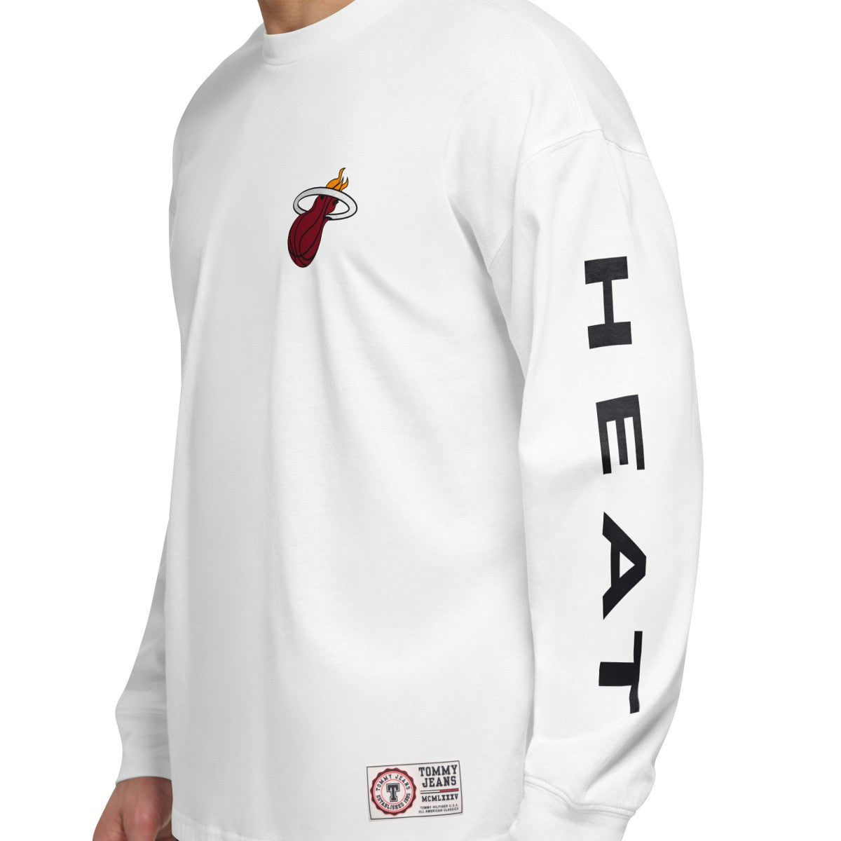 Miami Heat Tommy Jeans Matthew 2-In-1 T-Shirt & Hoodie Combo Set Outlet
