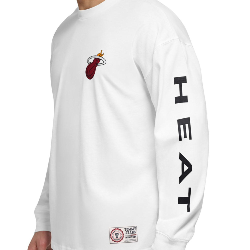 Miami Heat Tommy Jeans Matthew 2-In-1 T-Shirt & Hoodie Combo Set Outlet